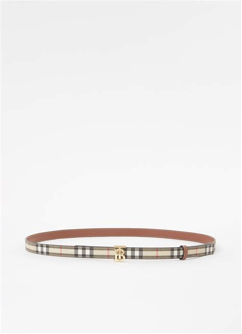 Riem leer Burberry kameel maat S International in Leder 